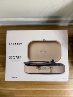 Crosley Portable 3-Speed Turntable in Beige